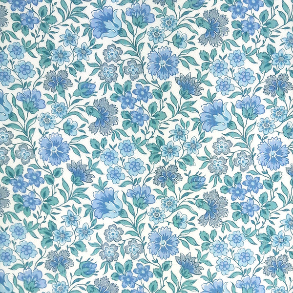 Liberty Fabrics ~ Carnation Garden B Blue