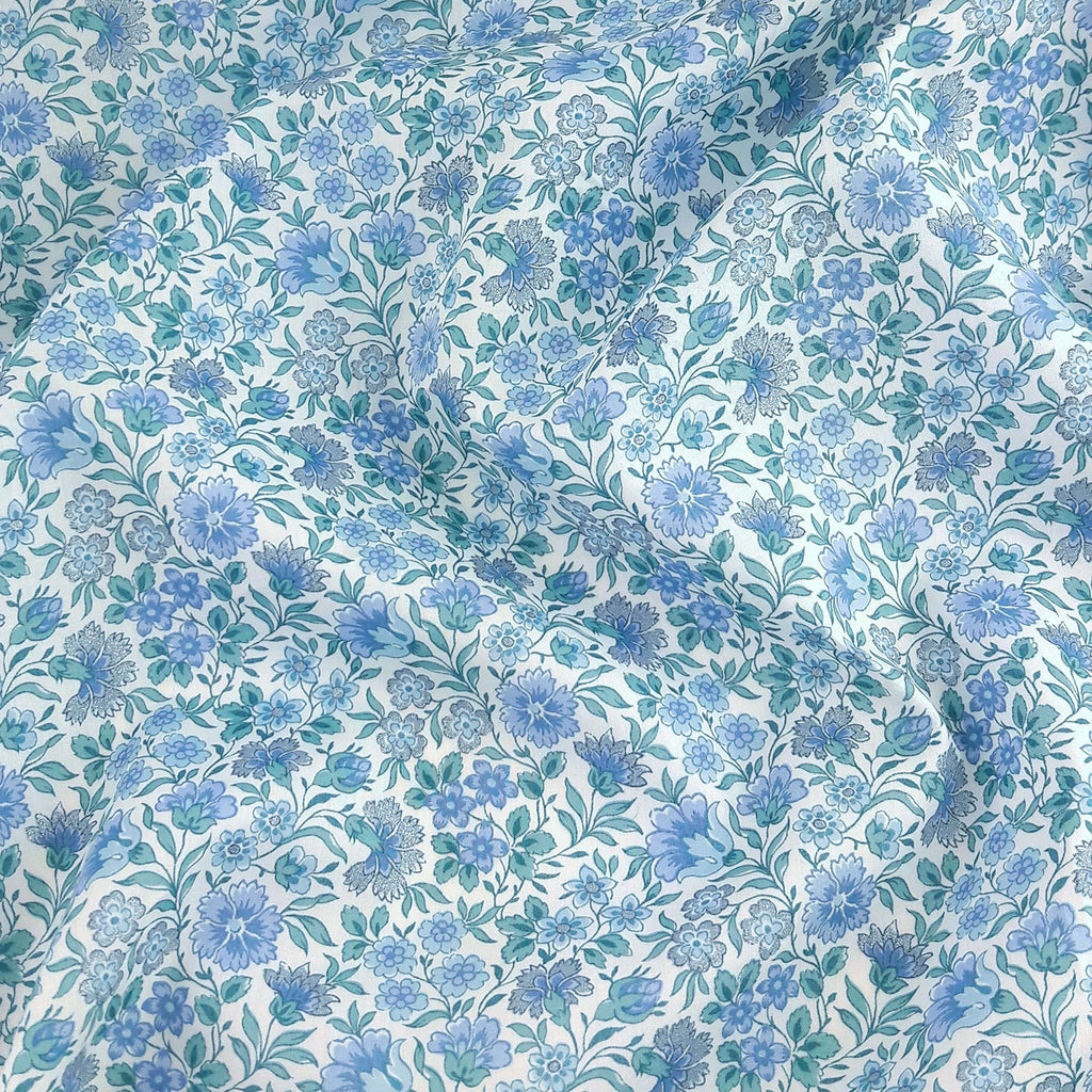 Liberty Fabrics ~ Carnation Garden B Blue