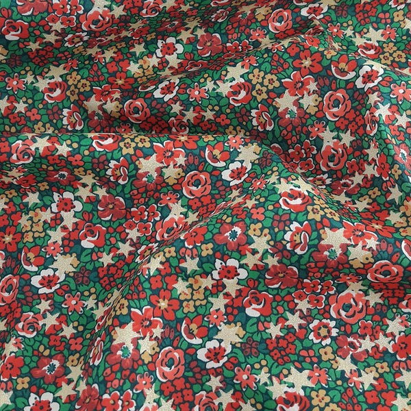 Liberty Fabrics ~ Emma Etoile Red