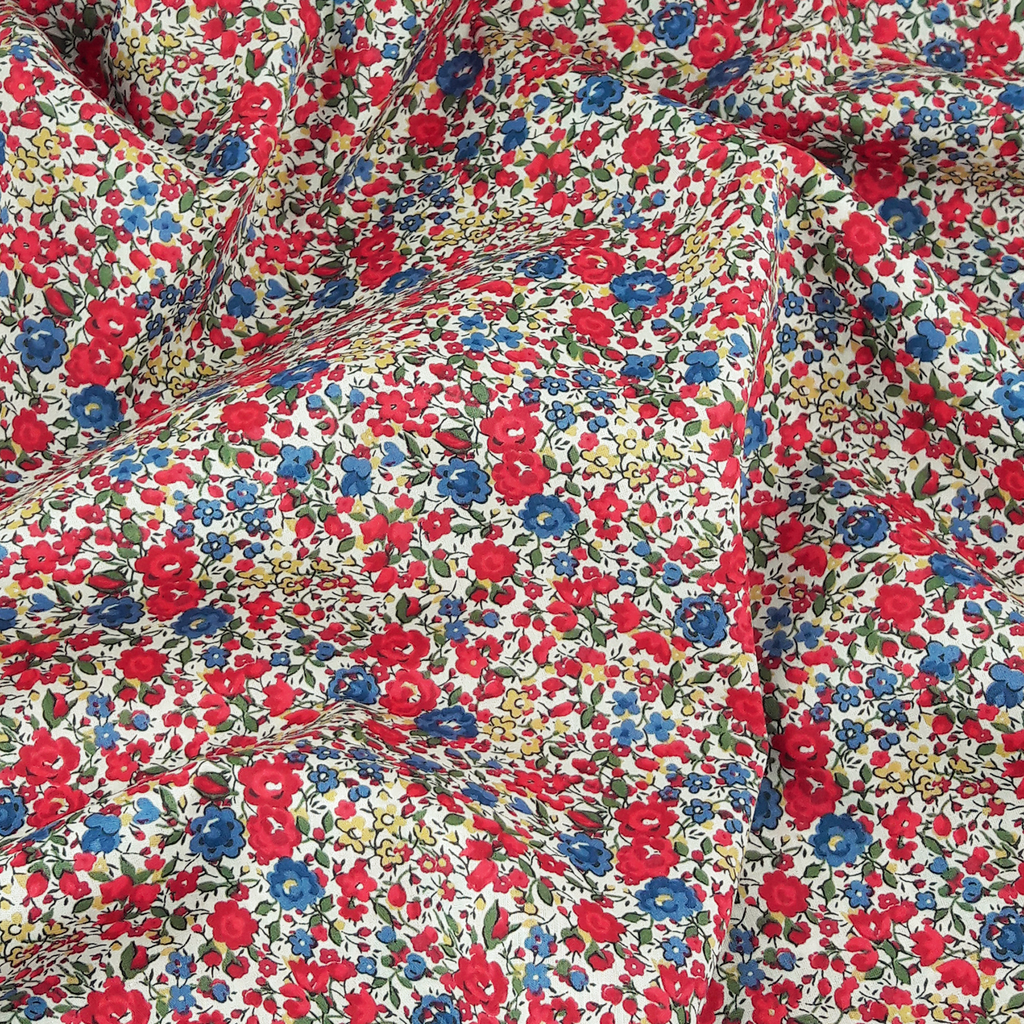 Liberty Fabrics ~ Emma and Georgina C Red