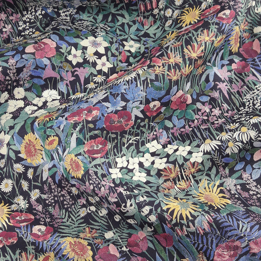Liberty Fabrics ~ Faria Bloom A Blue