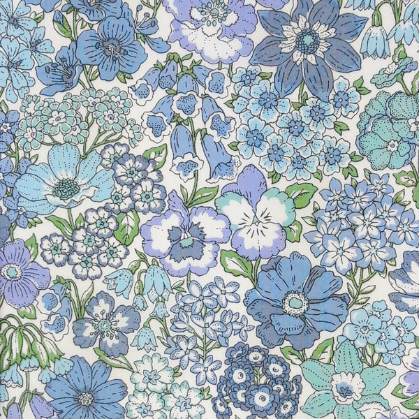 Liberty Fabrics ~ Flora Coco B Blue