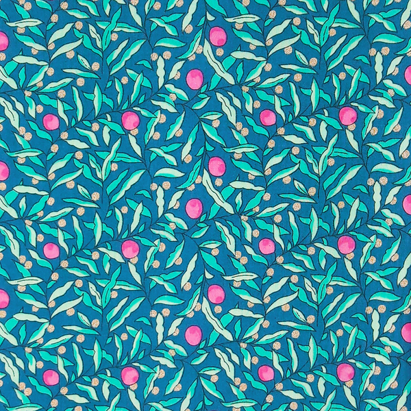Liberty Fabrics ~ Joyous Juniper A Teal