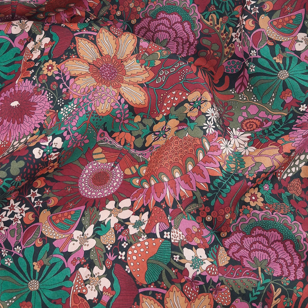 Liberty Fabrics ~ Les Fleurs D'Elodie A Purple