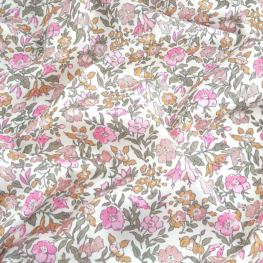 Liberty Fabrics ~ Mamie B Pink