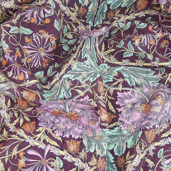 Liberty Fabrics ~ March Sparkle C Plum