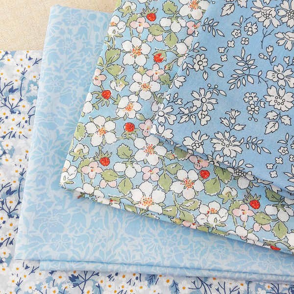 Liberty Fabrics ~ Poppy Day A Sky Blue