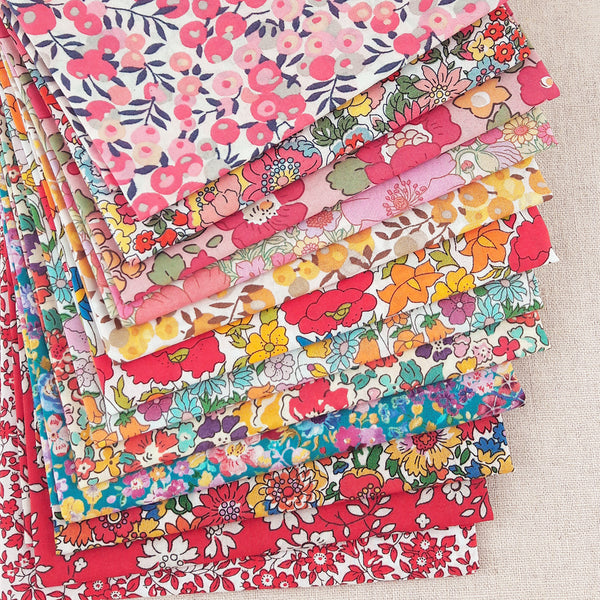 Liberty Fabrics ~ Nell, Annie and May Y Coral