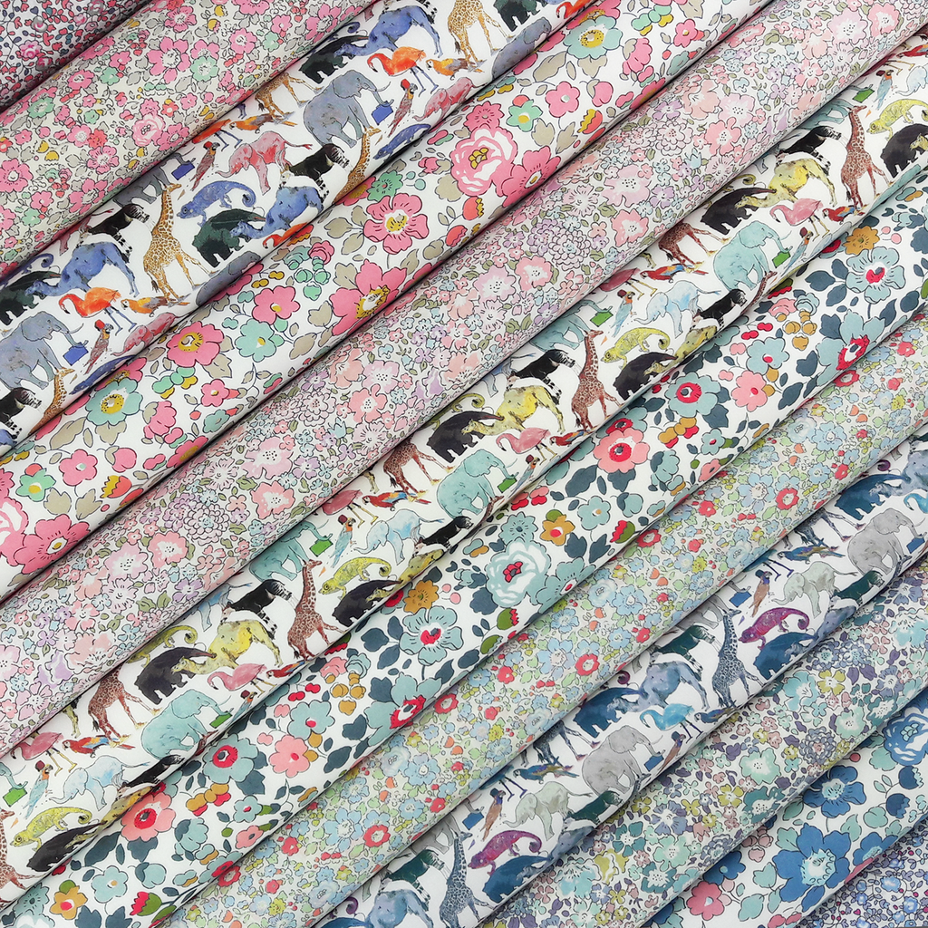 Liberty Fabric Pack ~ Queue For The Zoo Pastel