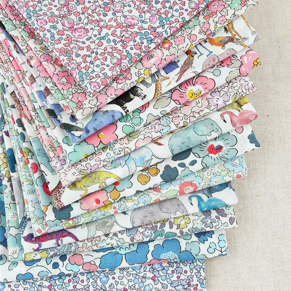 Liberty Fabric Pack ~ Queue For The Zoo Pastel – Billow Fabrics