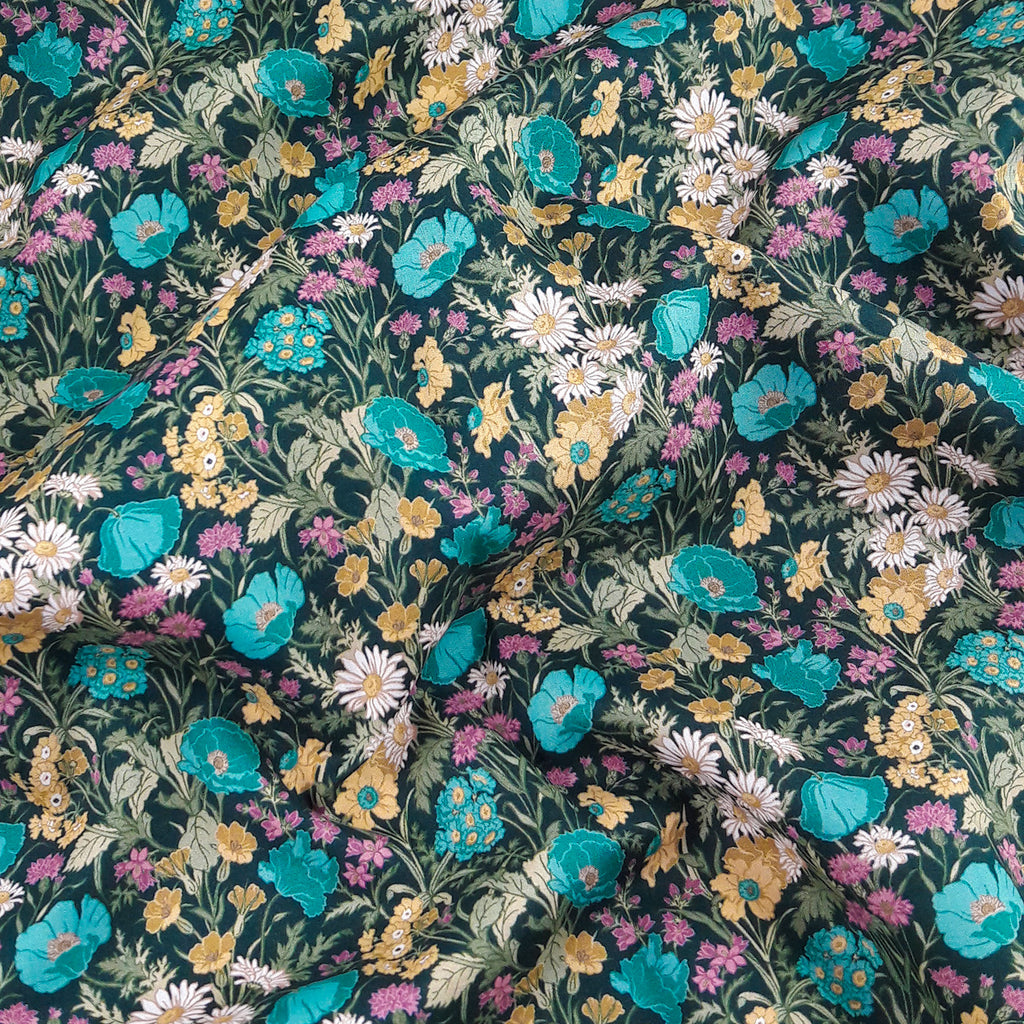 Liberty Fabrics ~ Florence May D Green