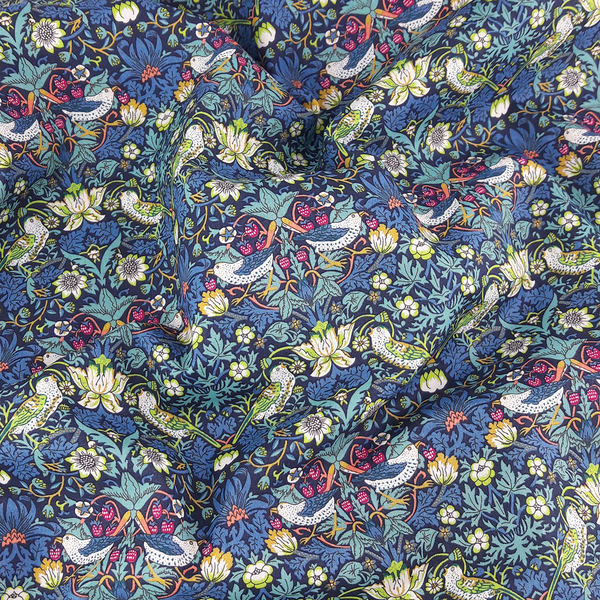 Liberty Fabrics ~ Strawberry Thief J Blue