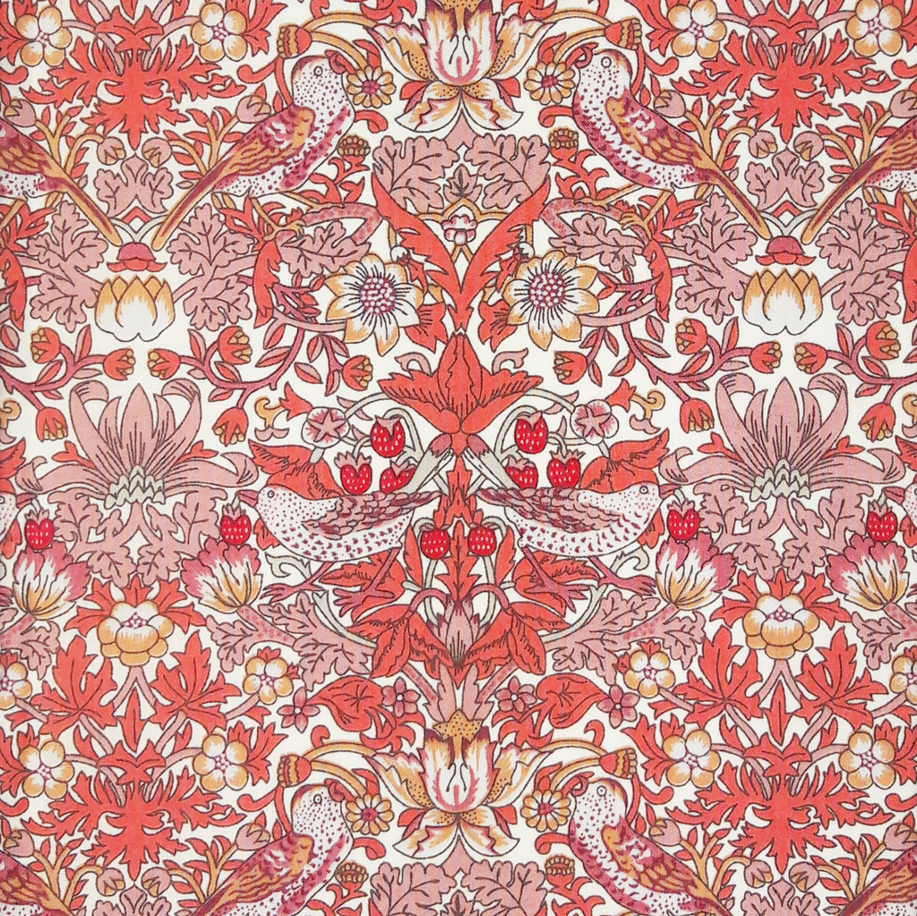 Liberty Fabrics ~ Strawberry Thief Spring D Orange