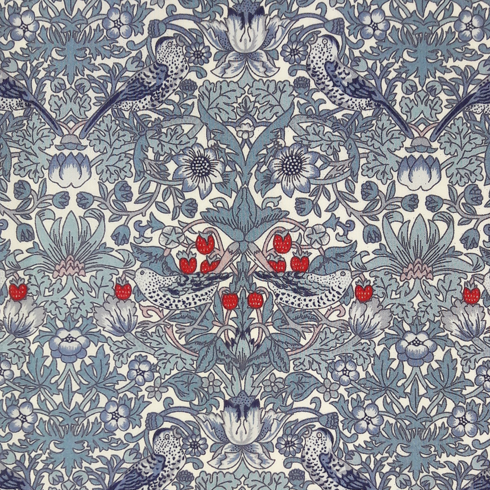 Liberty Spring Collection Liberty Fabrics ~ Strawberry Thief Spring A Blue – Billow Fabrics