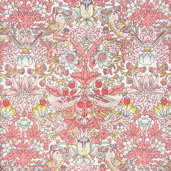 Liberty Fabrics ~ Strawberry Thief Spring C Pink