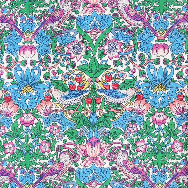 Liberty Fabrics ~ Strawberry Thief Spring F Emerald