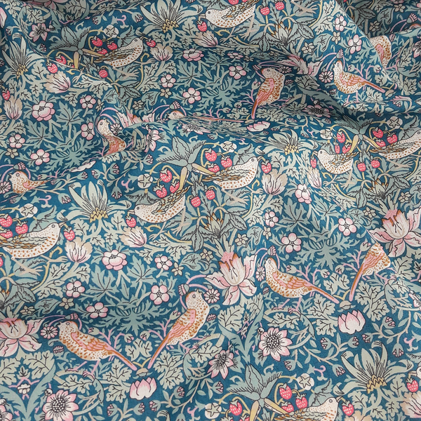 Liberty Fabrics ~ Strawberry Thief P Green