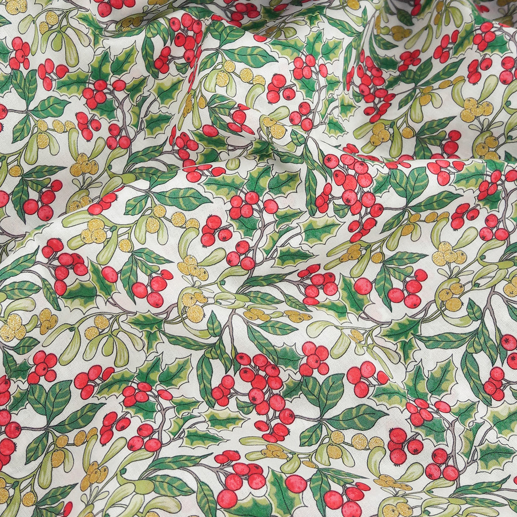Liberty Fabrics ~ Yuletide Berry A Red