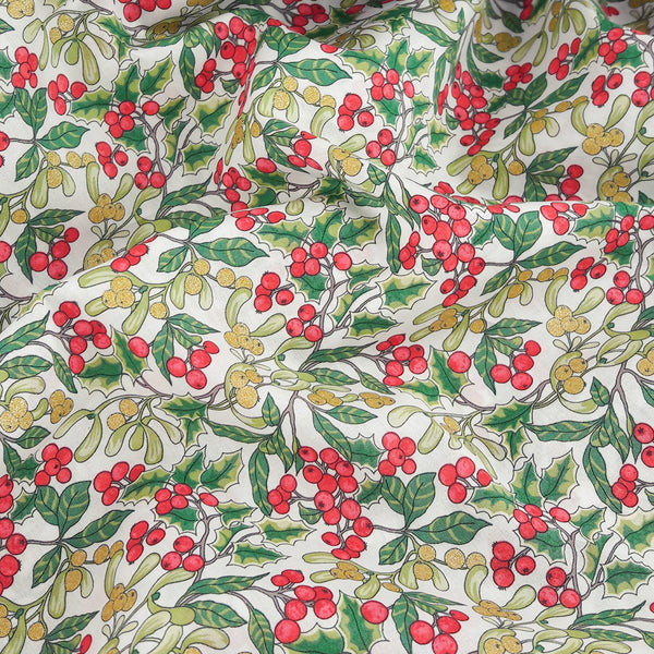 Liberty Fabrics ~ Yuletide Berry A Red