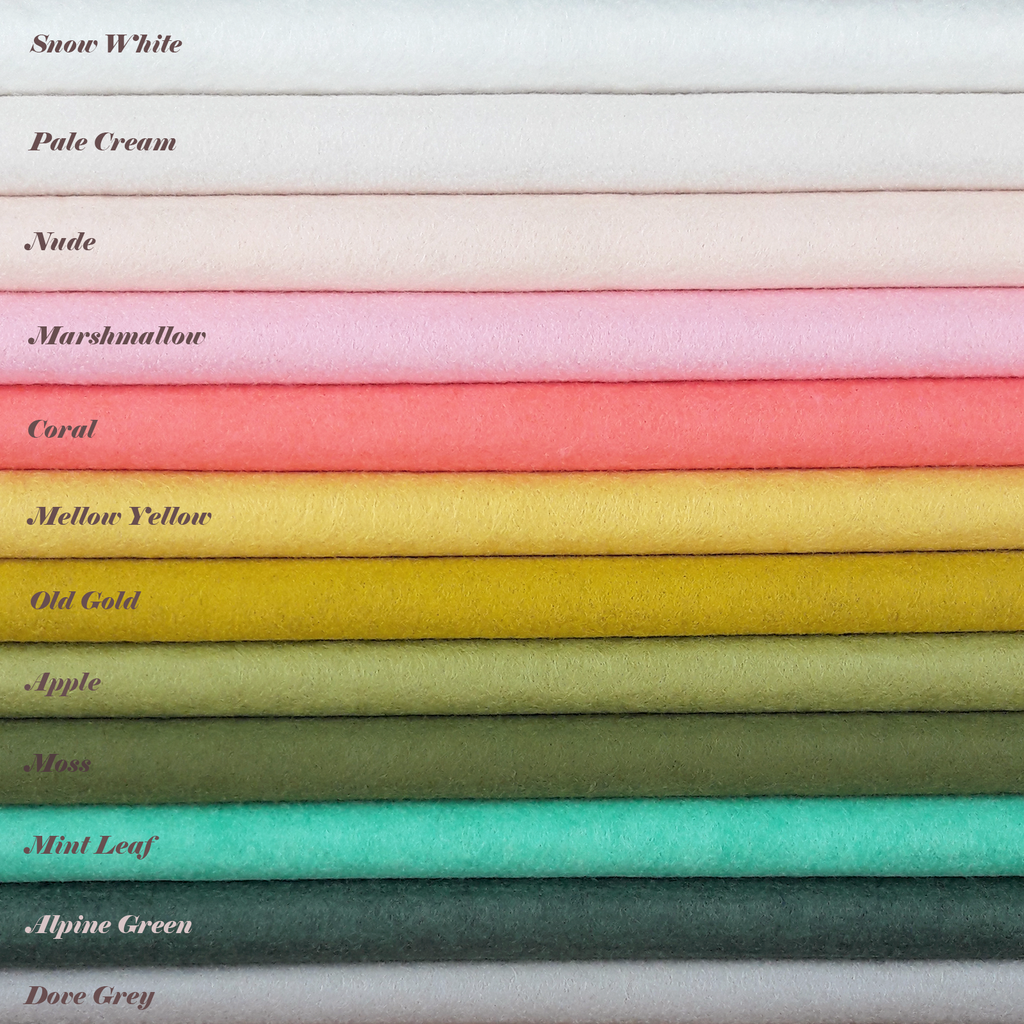 Wool Felt Pack Limelight Billow Fabrics
