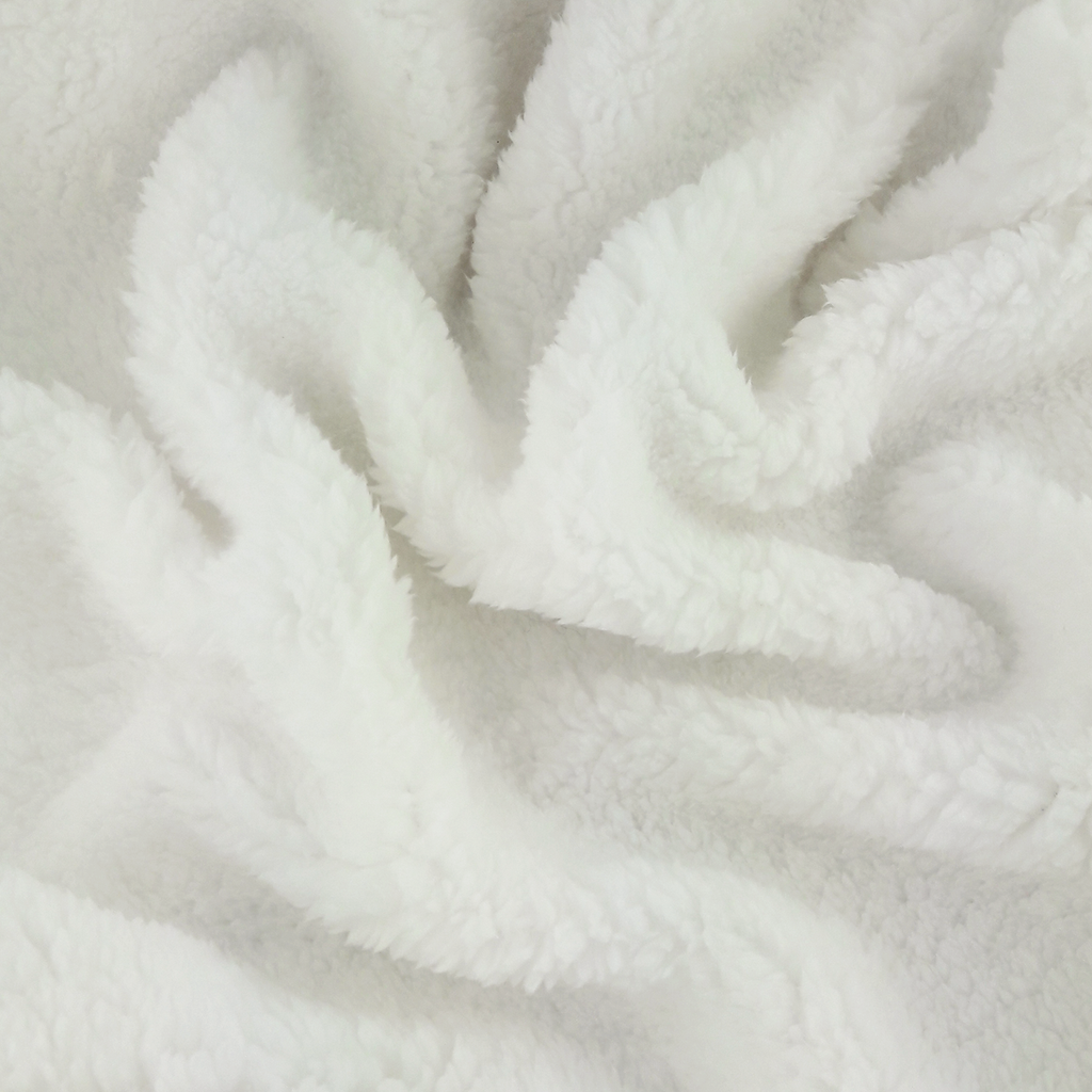 Shannon ~ Luxe Cuddle® Lamb White - Double Sided