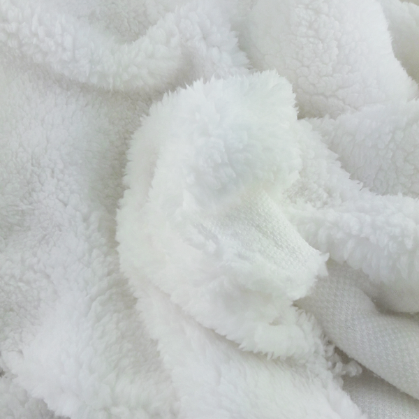 Shannon ~ Luxe Cuddle® Lamb White - Double Sided