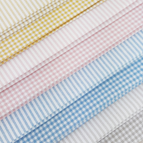 Mini Gingham Fabric Pack ~ Lullaby