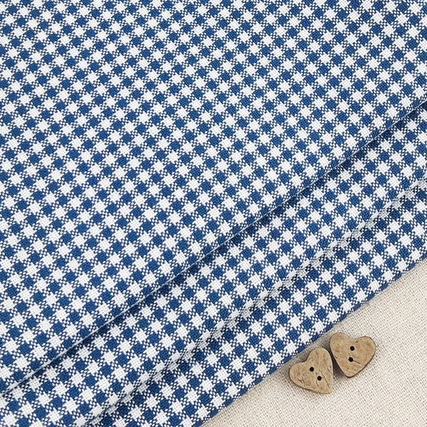 Mini Gingham ~ Ocean Blue
