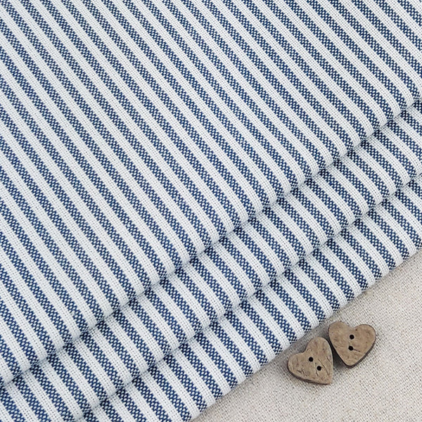 Mini Stripe ~ Ocean Blue