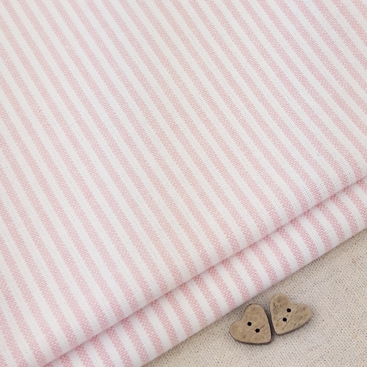 Pink And Hot Pink Stripe Fabric