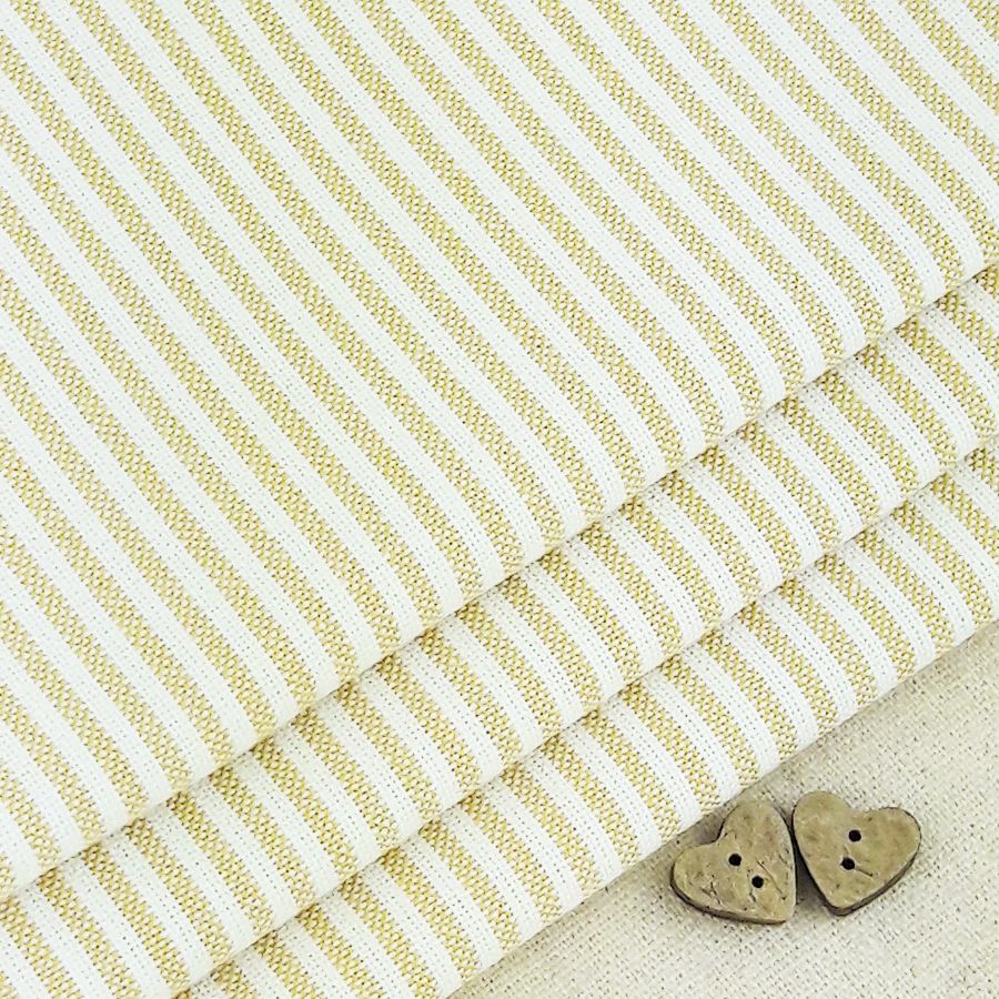 Mini Stripe ~ Sunshine Yellow