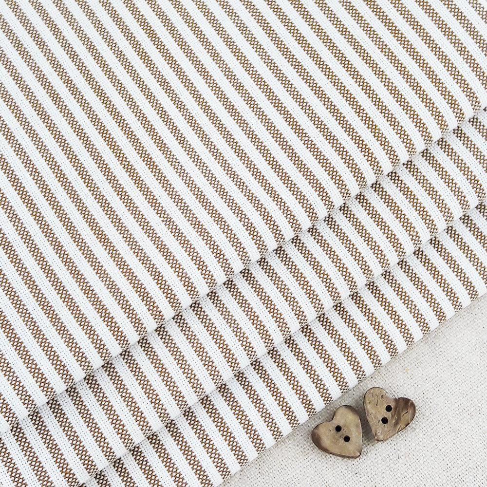 Mini Stripe ~ Toffee