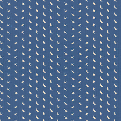 AGF Picnic Wovens ~ Birds Blue Jay