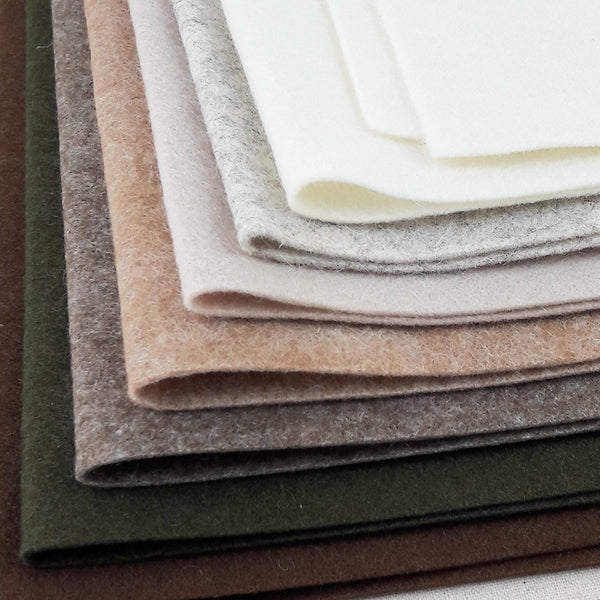 Pure Wool Felt ~ Polar Bear