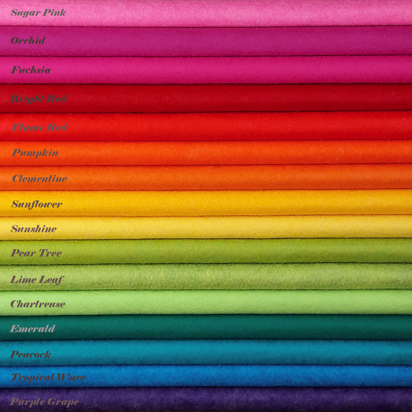 Wool Felt Pack ~ Tropical