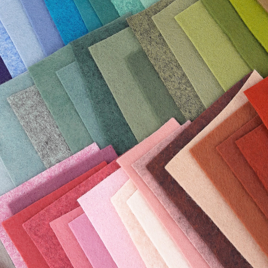Wool Felt Pack SCRAPS Billow Fabrics
