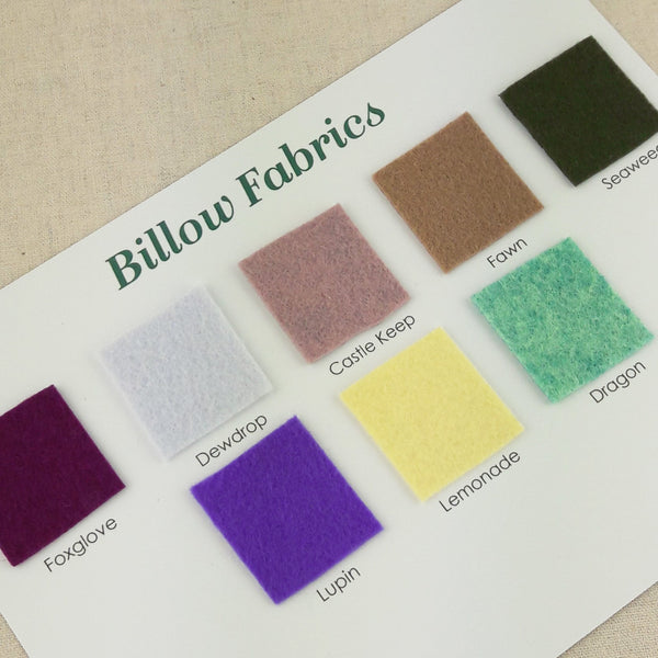 Wool Felt New 2025 Shades ~ Sample Card