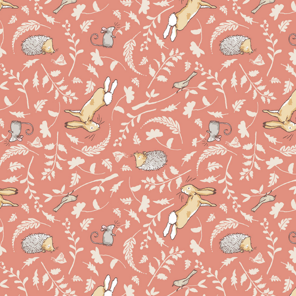 Clothworks Fabrics ~ Forest Friends Blush Pink