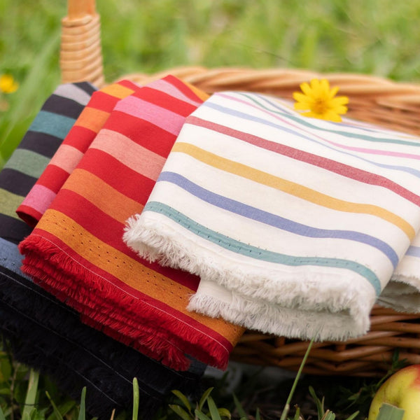 AGF Picnic Wovens ~ Fruit Salad Stripe