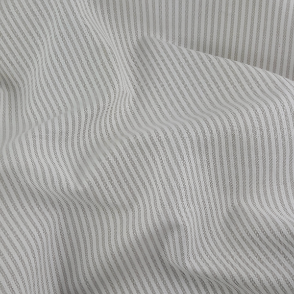 Mini Stripe ~ Natural Linen