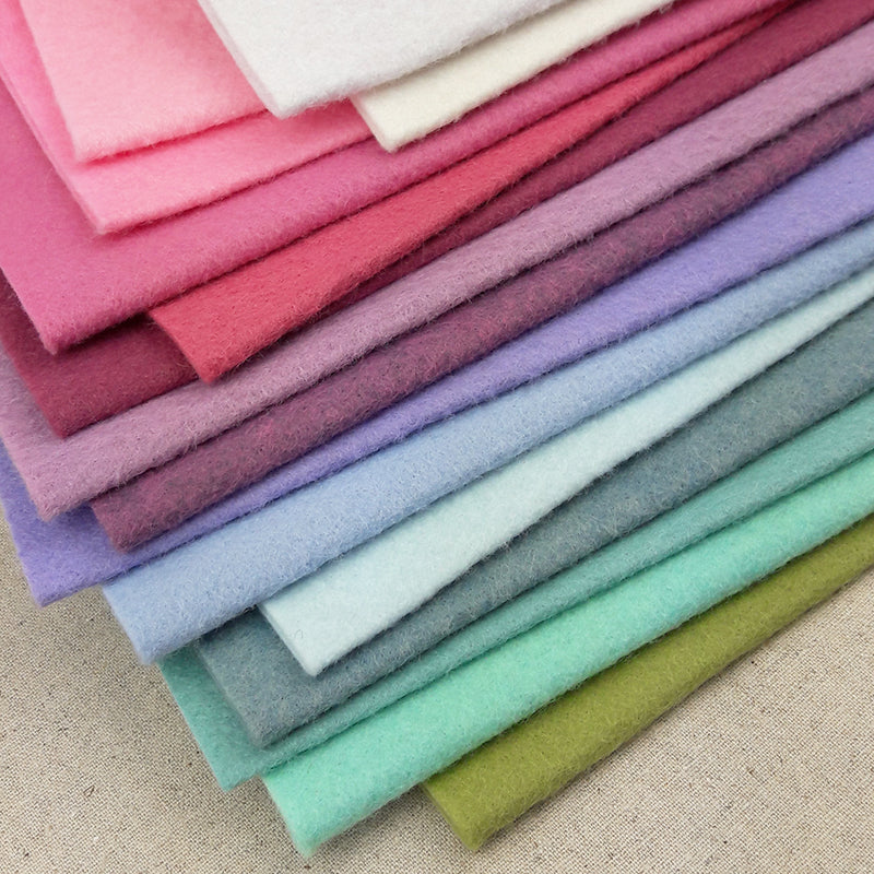 Wool Felt Pack Cottage Garden Billow Fabrics
