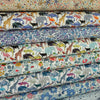 Liberty Fabrics ~ Queue for the Zoo F Blue