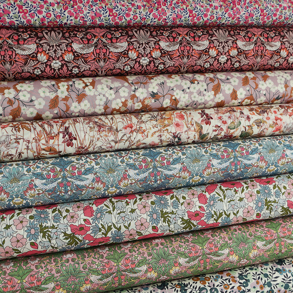 Liberty Fabrics ~ Bourton A Blue – Billow Fabrics