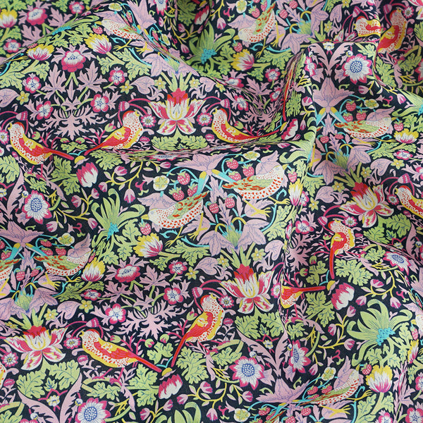 Liberty Fabrics ~ Strawberry Thief H Purple