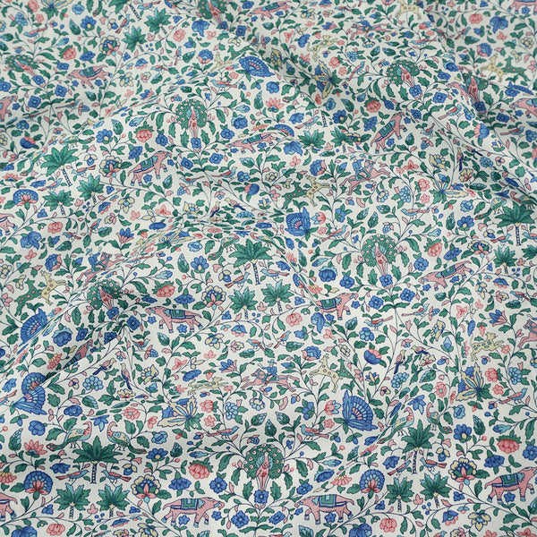 Liberty Fabrics ~ Imran Teal Green C