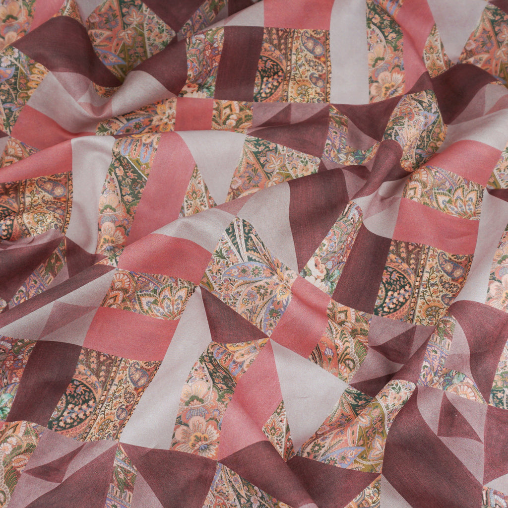 Liberty Fabrics ~ Patchwork Paisley Pink C
