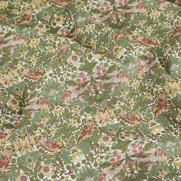 Liberty Fabrics ~ Strawberry Thief Spring B Green