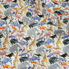 Liberty Fabrics ~ Queue for the Zoo E Purple