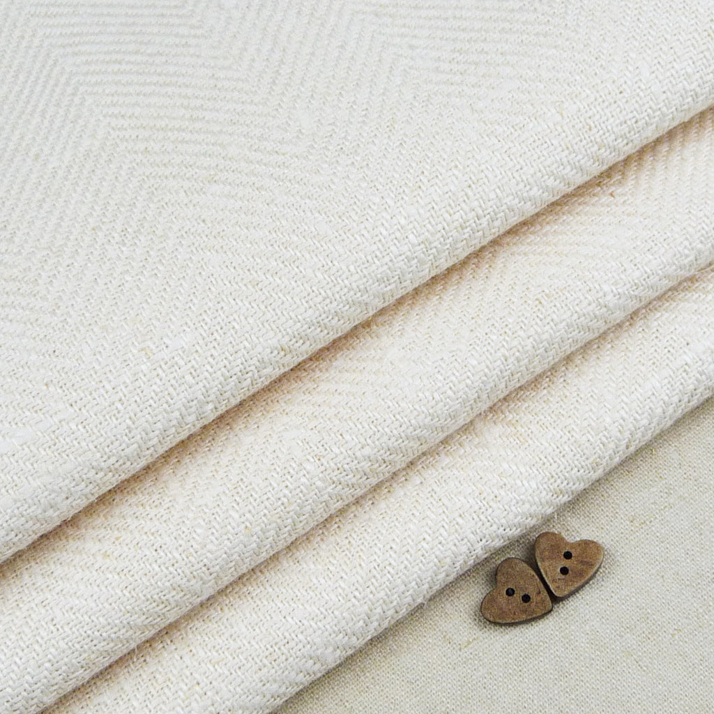 Lara Linen ~ Cream - Billow Fabrics
