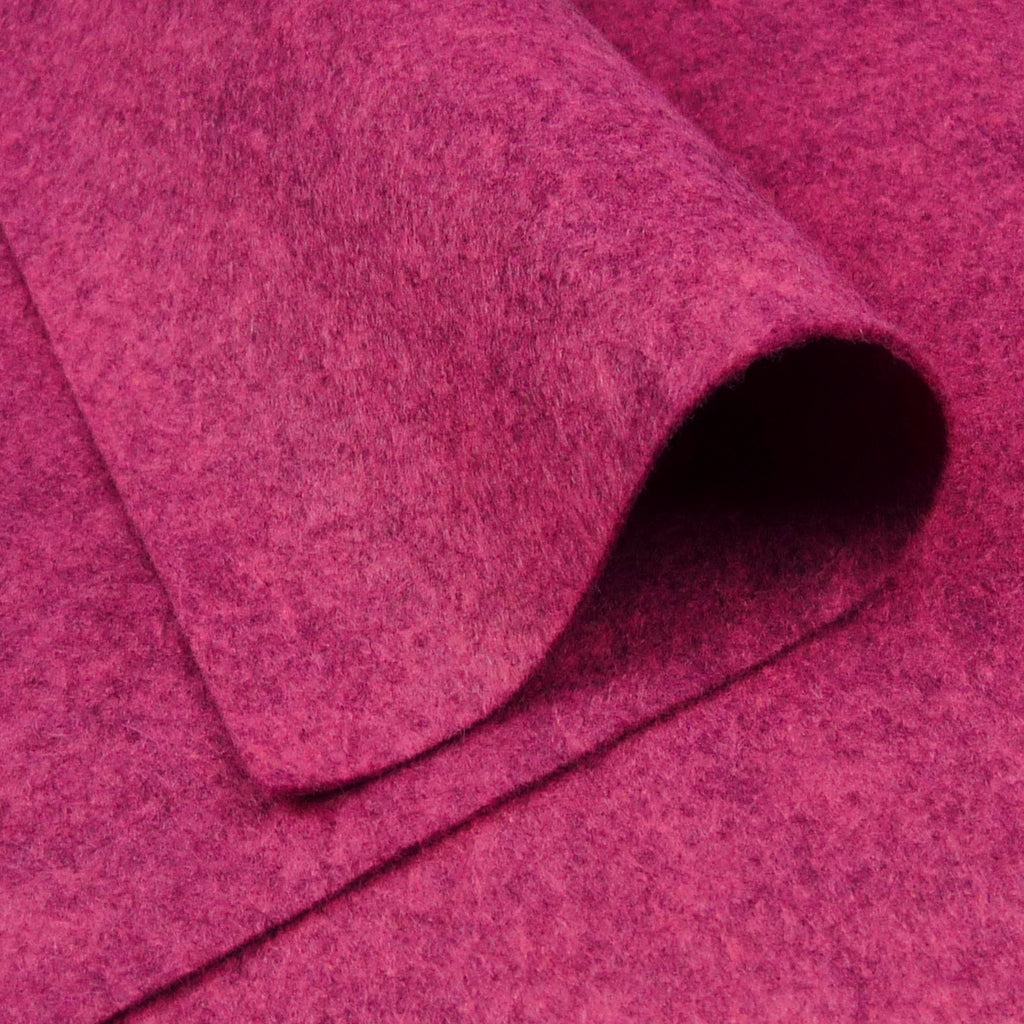 Woolfelt ~ Ruby Pink - Billow Fabrics
